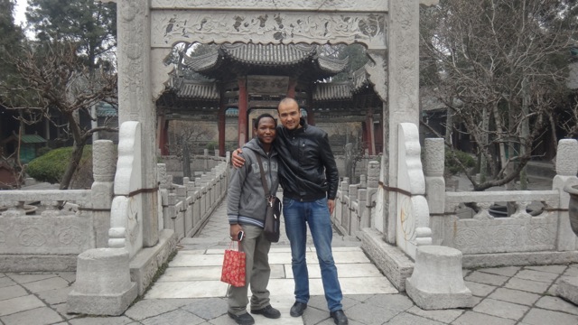 Hamed and Ahmad in China's oldest mosque
